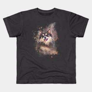 Pomeranian Portrait. Kids T-Shirt